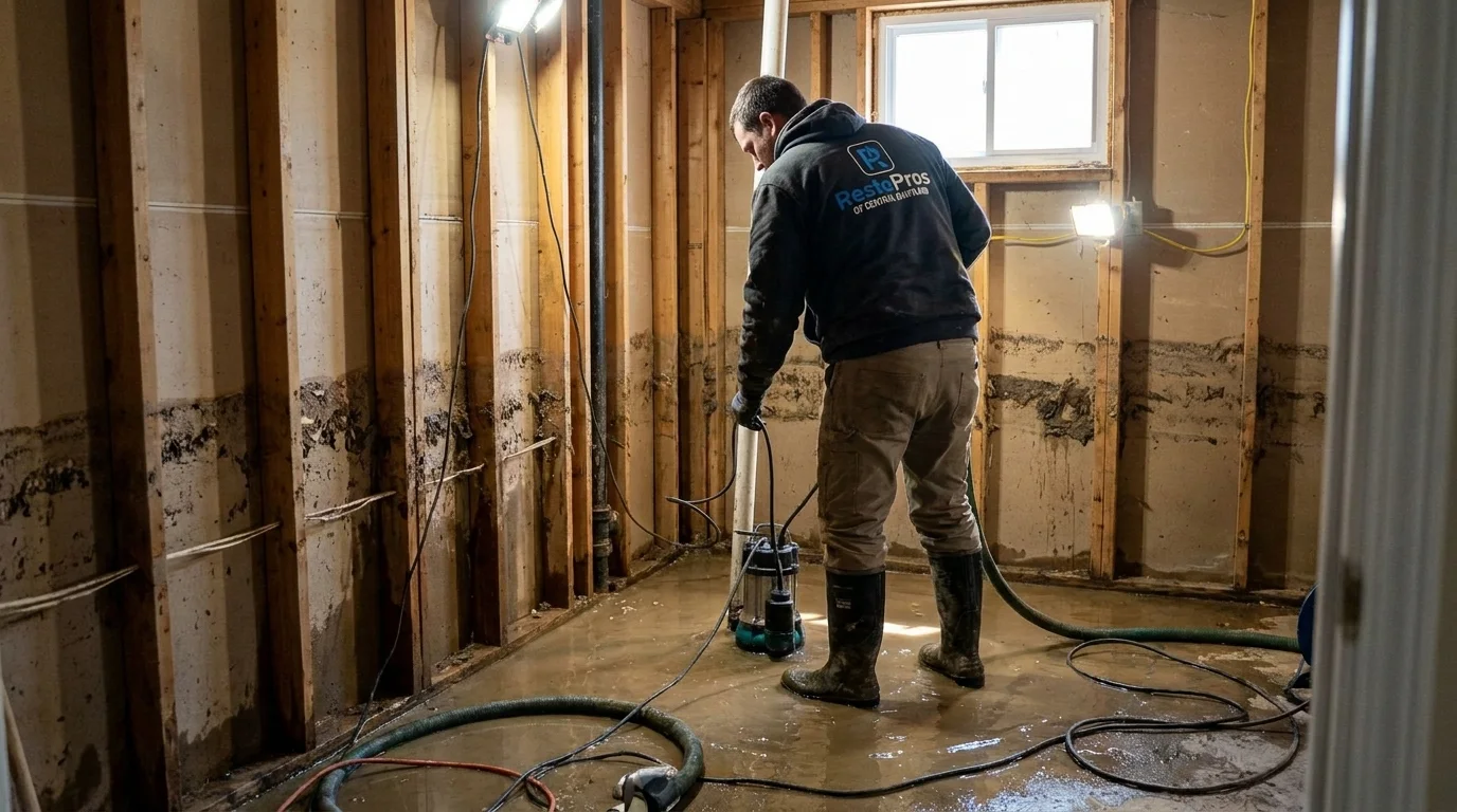 Basement Flooding Cleanup